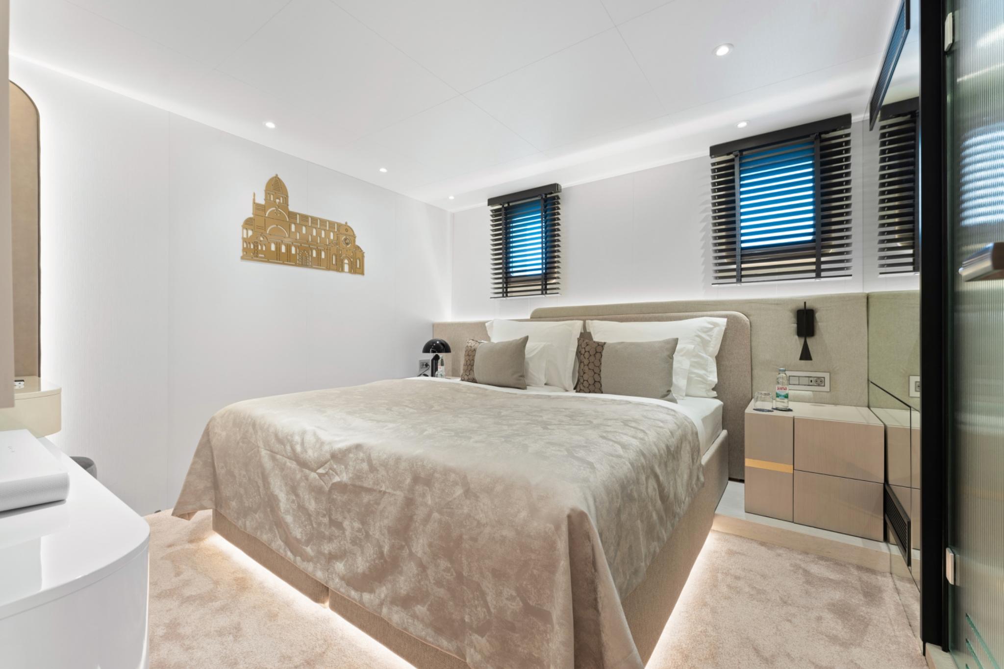 Maxita gulet interior cabin in Croatia