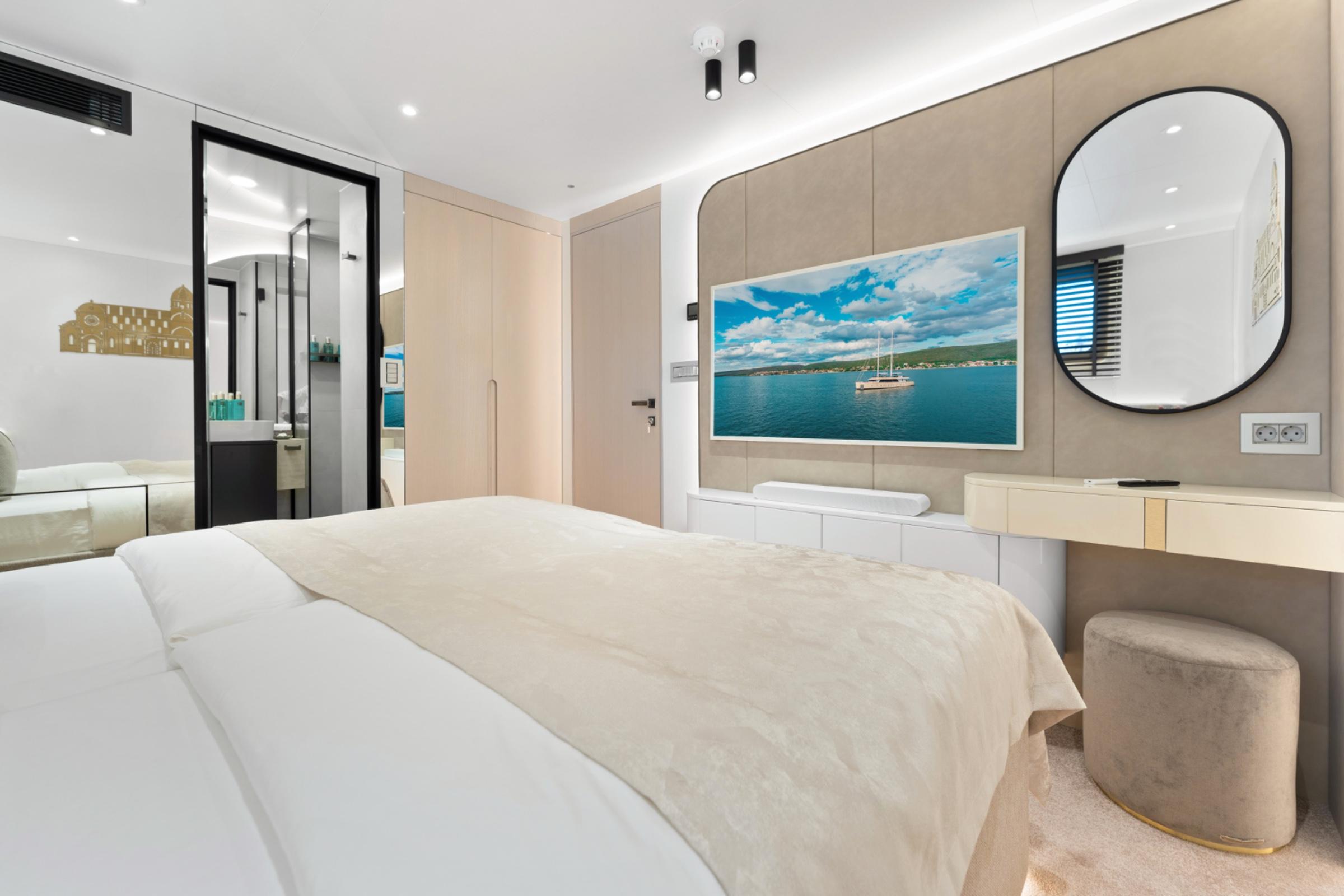 Maxita gulet interior cabin in Croatia