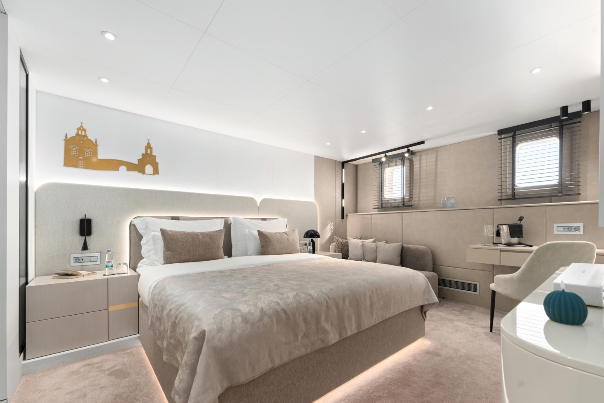 Maxita gulet interior cabin in Croatia