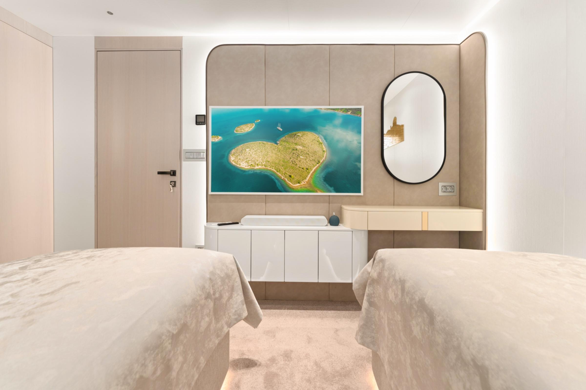 Maxita gulet interior cabin in Croatia