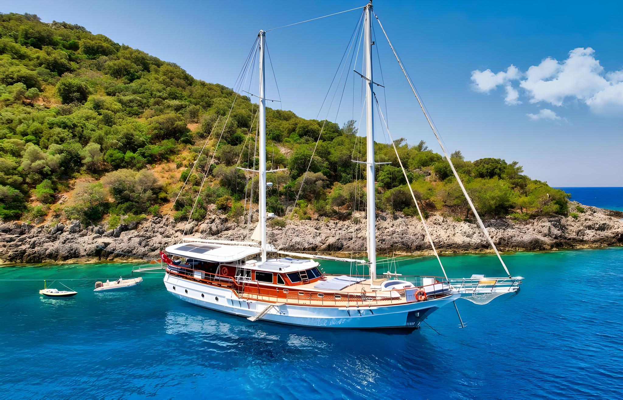 Mehmet Ayaz gulet amenities exterior deck in Türkiye