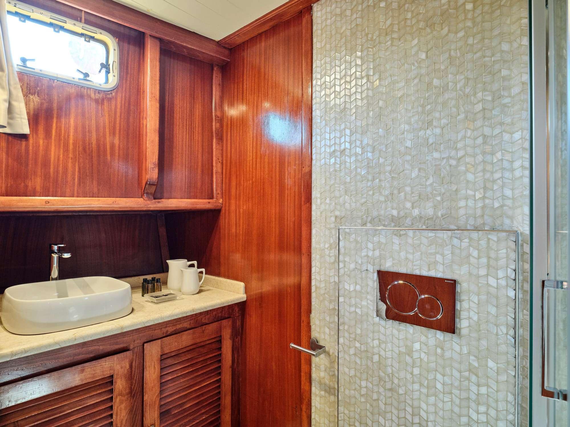 Myra gulet accommodation interior cabin in Greece