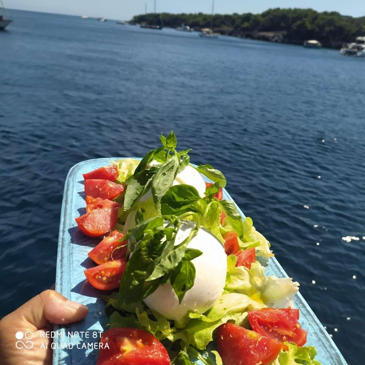 Myra gulet amenities lifestyle dining in Greece