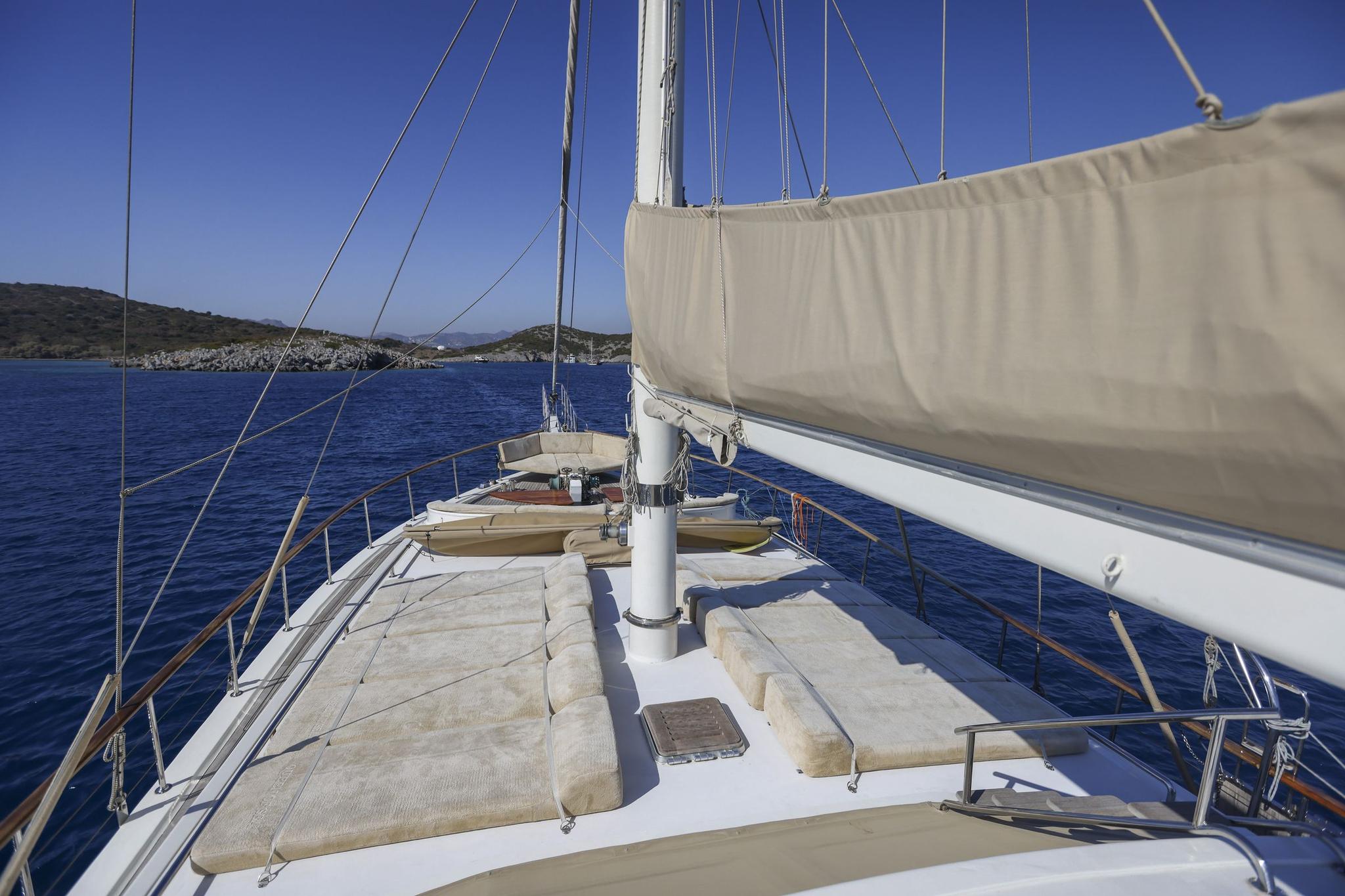 Queen Of Sea gulet amenities exterior deck in Türkiye