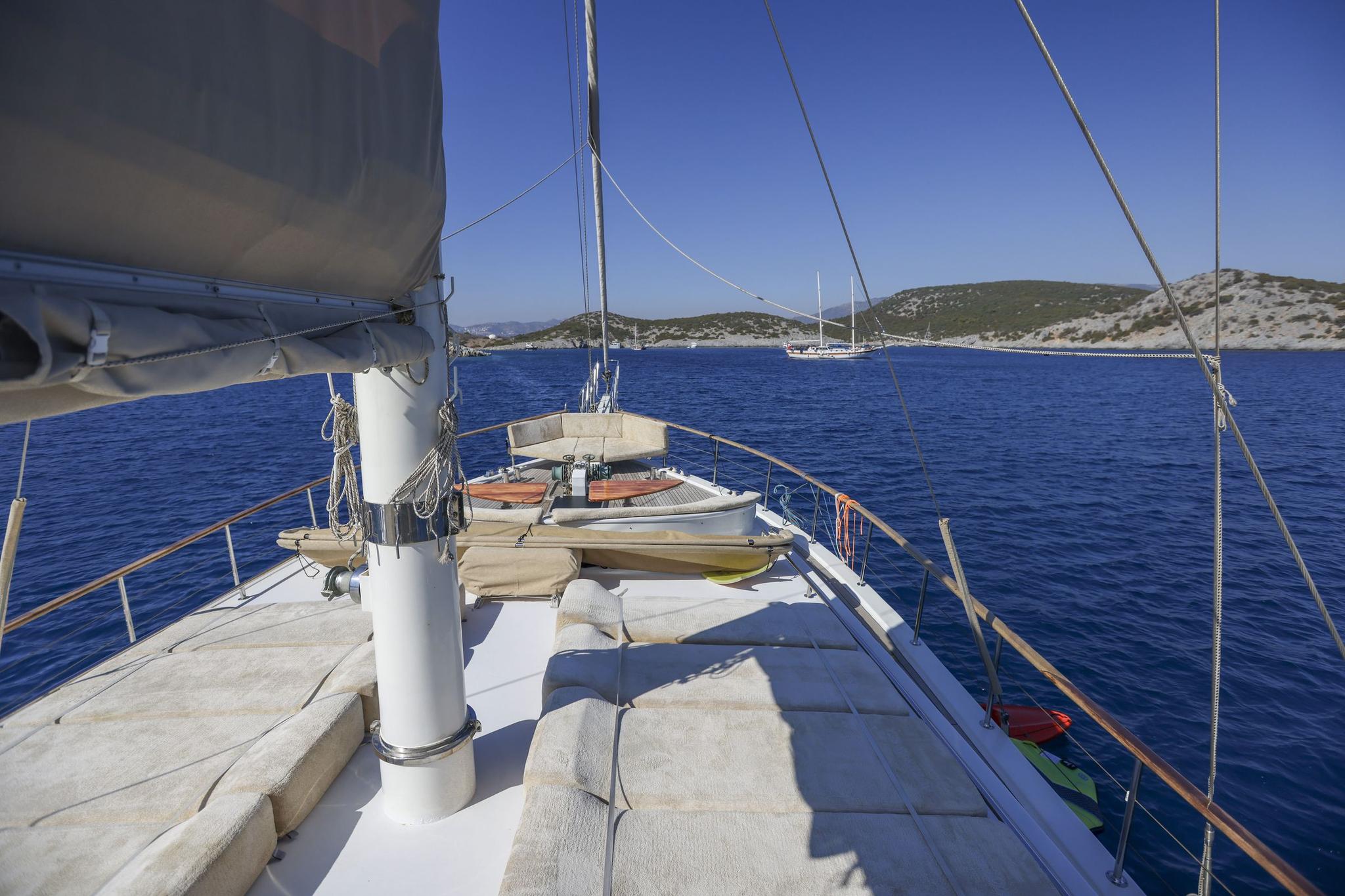 Queen Of Sea gulet amenities exterior deck in Türkiye