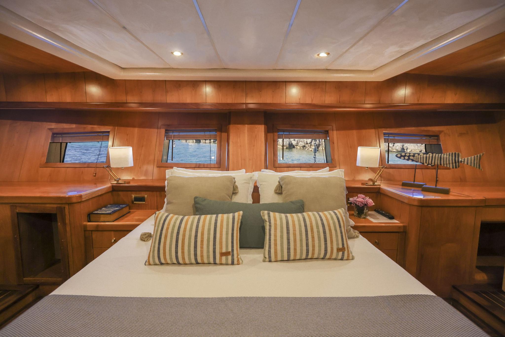 Queen Of Sea gulet accommodation interior cabin in Türkiye