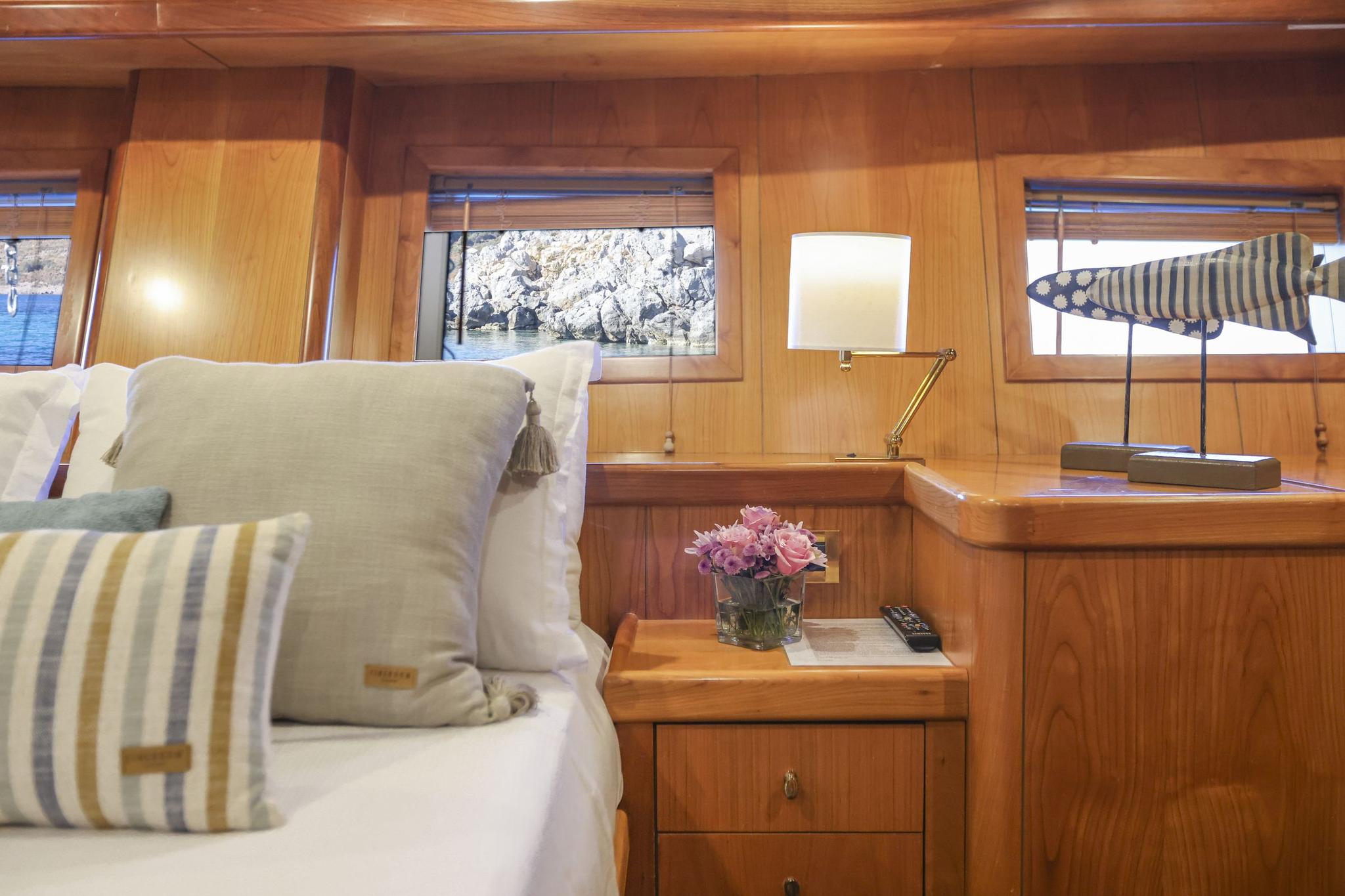 Queen Of Sea gulet accommodation interior cabin in Türkiye