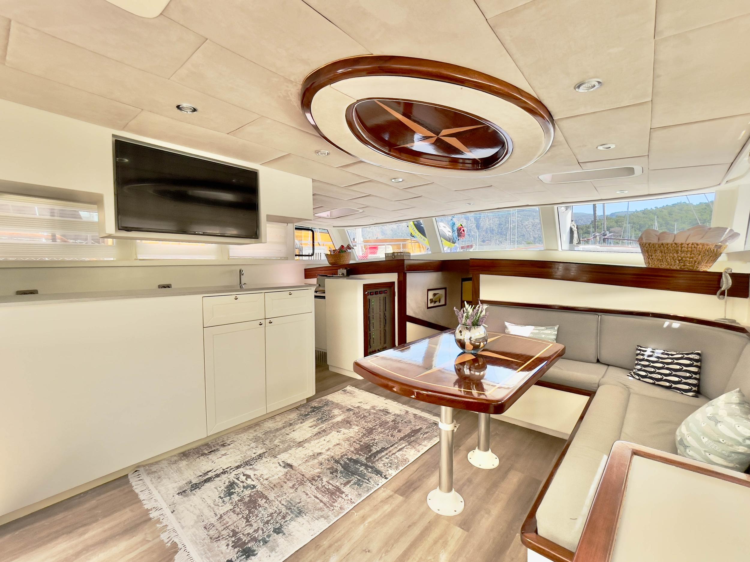 Derya Deniz gulet exterior deck in Türkiye