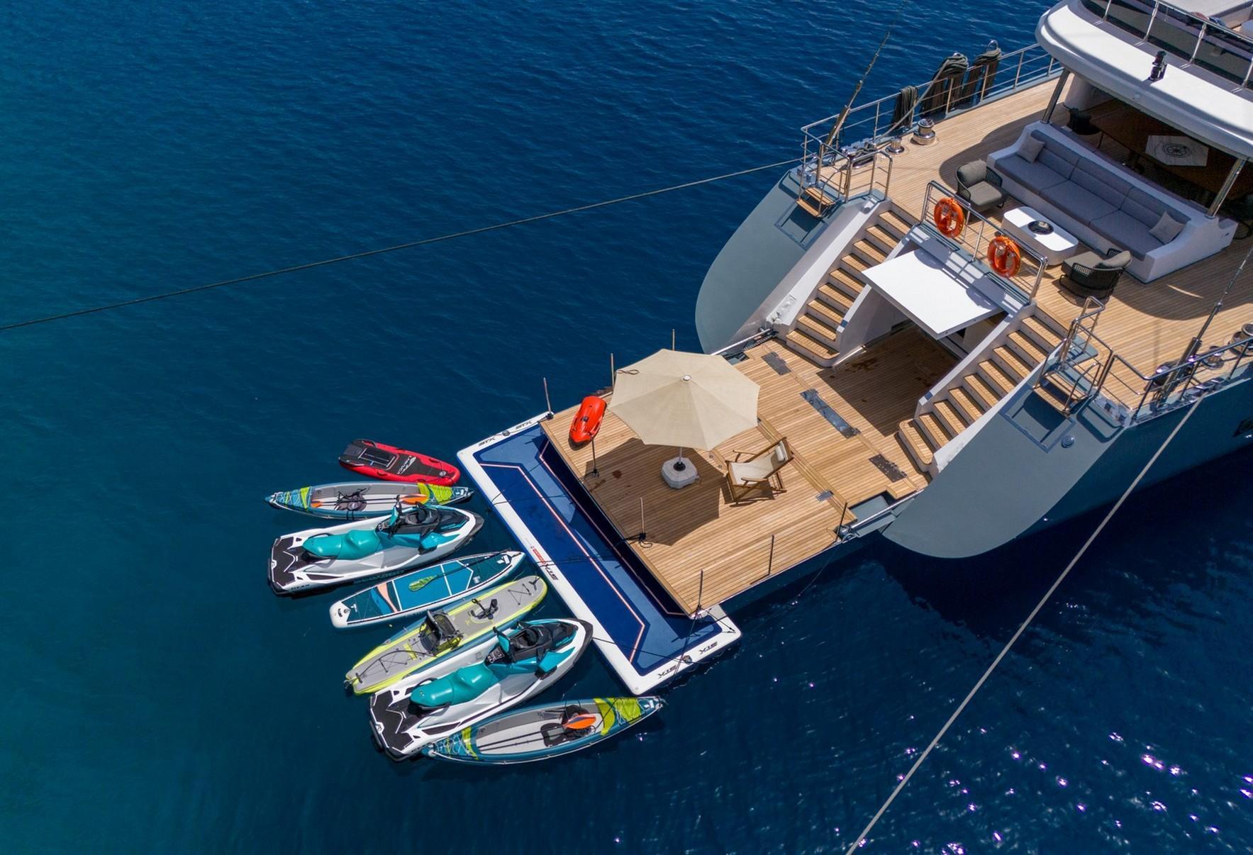 North Wind gulet amenities exterior deck in Türkiye