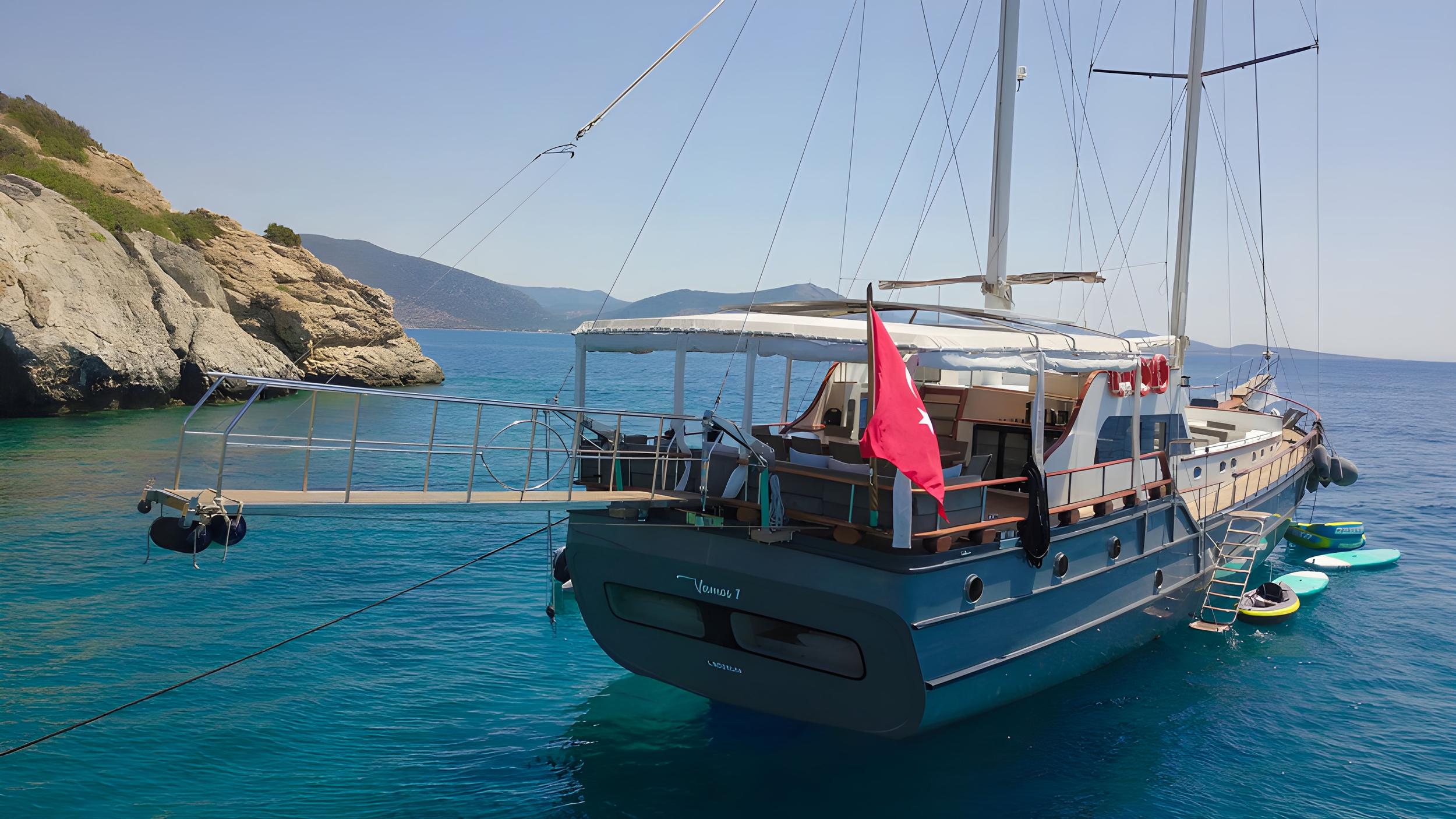 Vamos 1 gulet amenities exterior deck in Türkiye