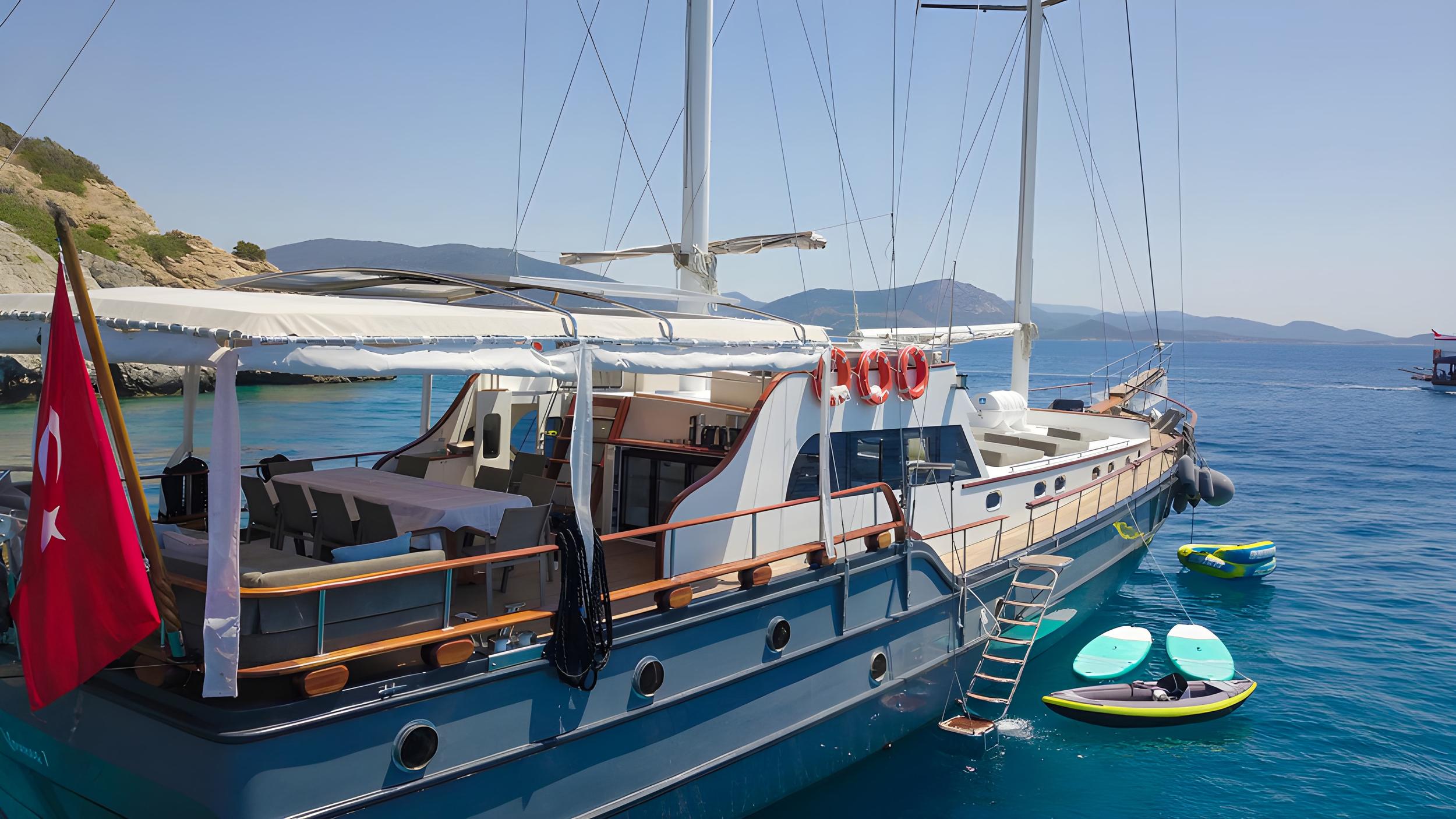 Vamos 1 gulet amenities interior cabin in Türkiye