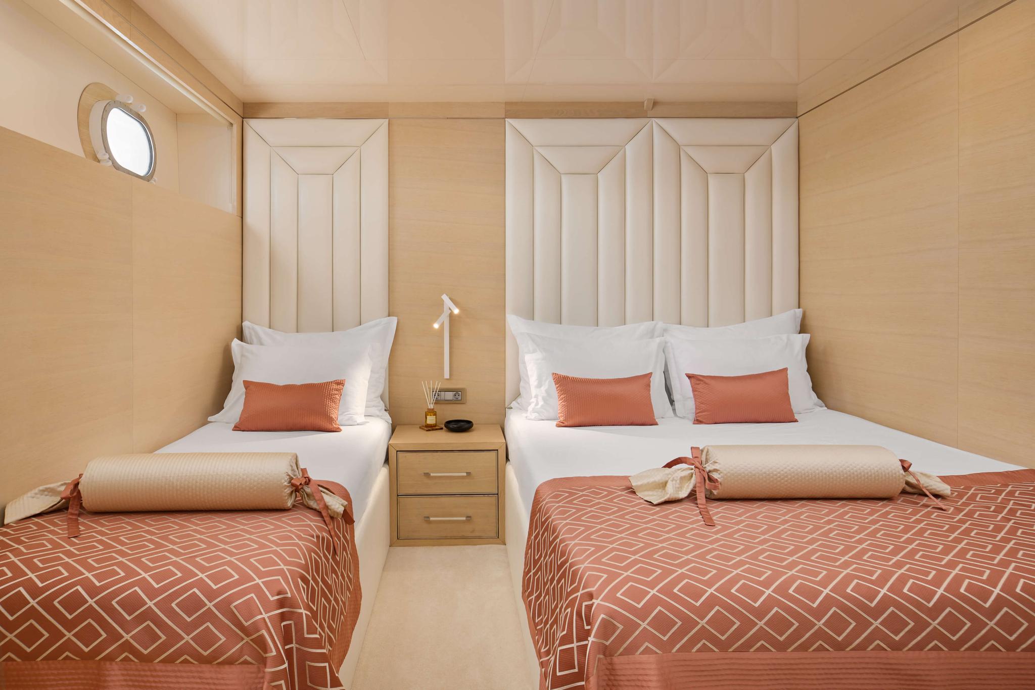 Love Story gulet interior cabin in Croatia