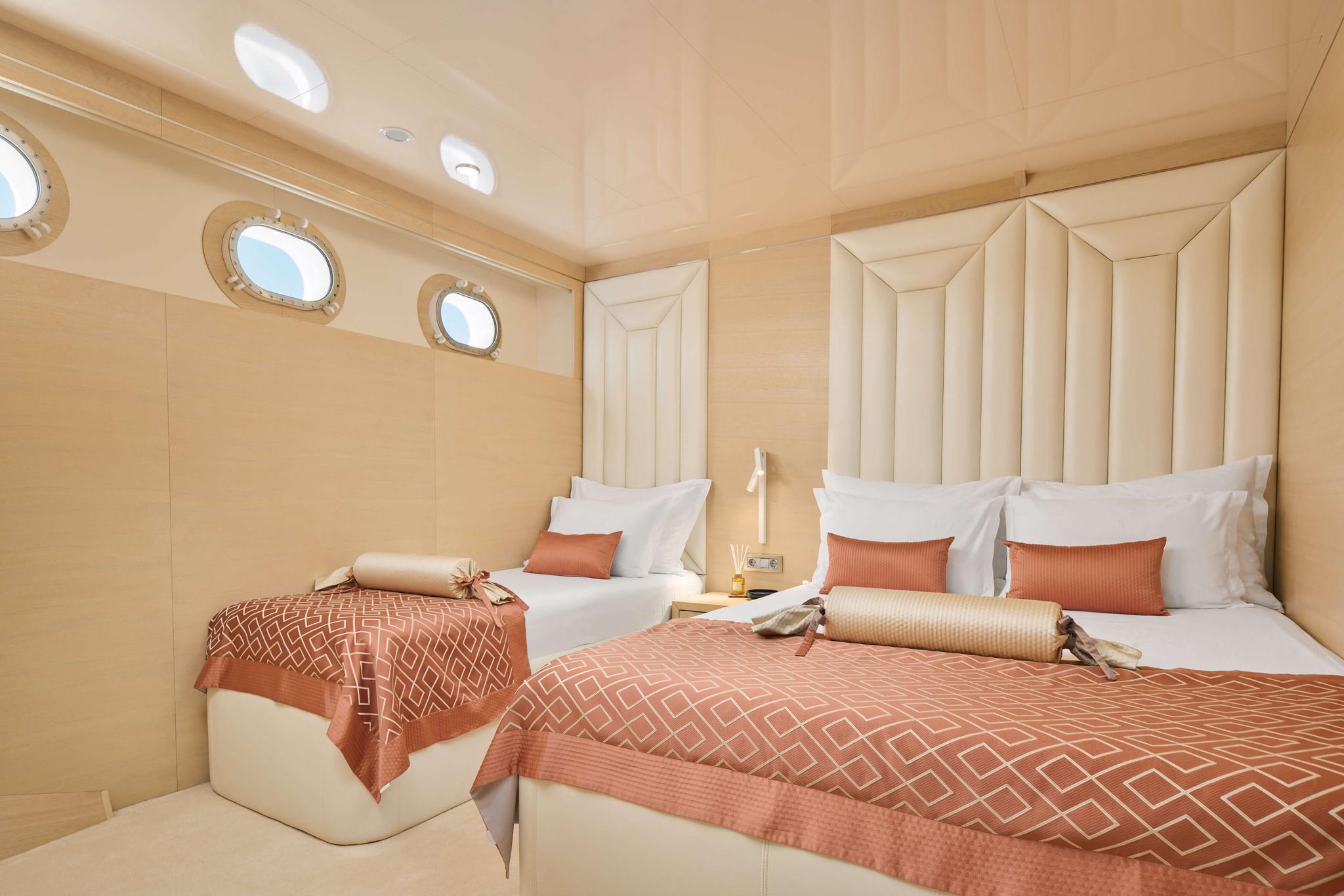 Love Story gulet interior cabin in Croatia