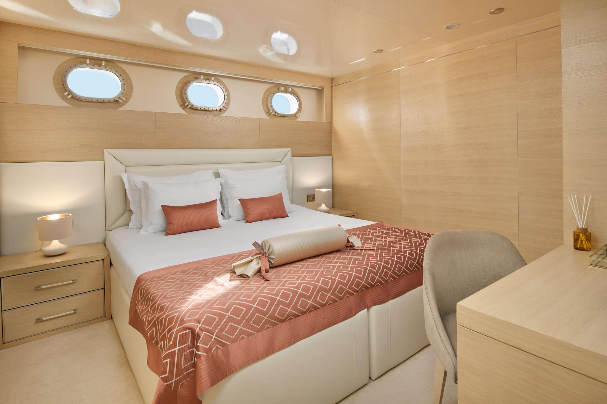 Love Story gulet interior cabin in Croatia