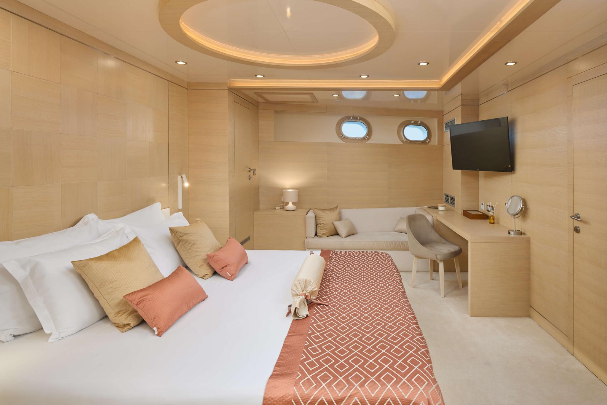 Love Story gulet accommodation interior cabin in Croatia