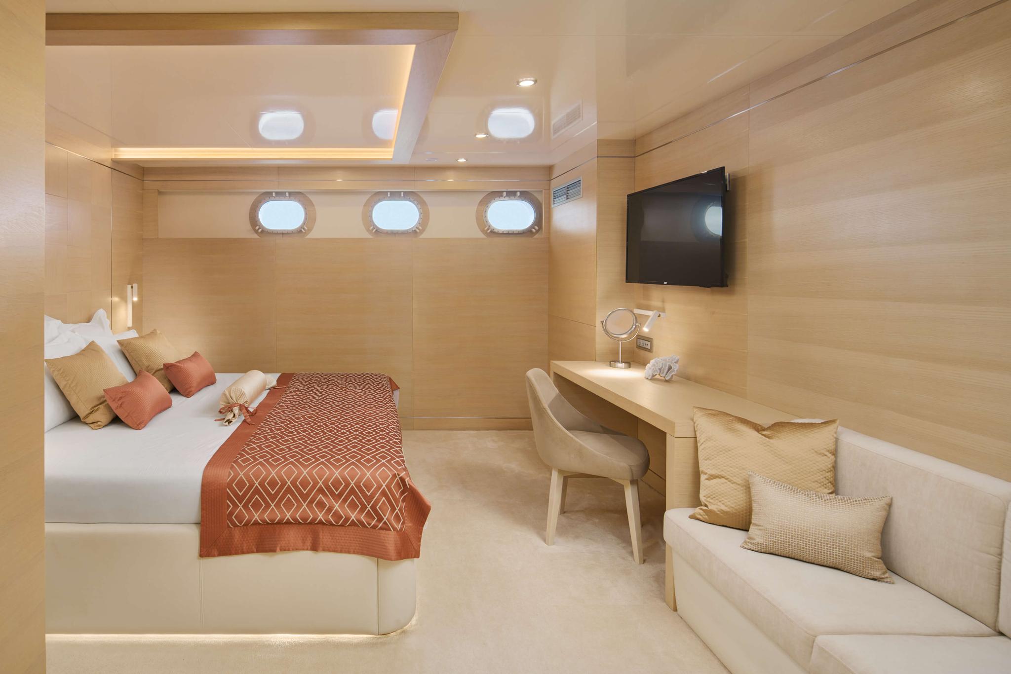 Love Story gulet accommodation interior cabin in Croatia