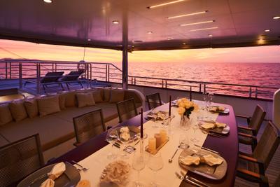 Love Story gulet exterior deck in Croatia