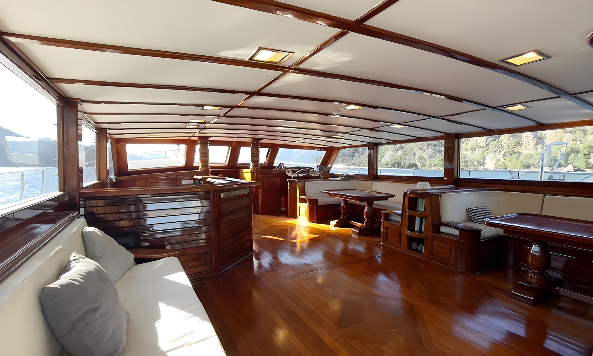 Sarayli 1 gulet interior cabin in Türkiye