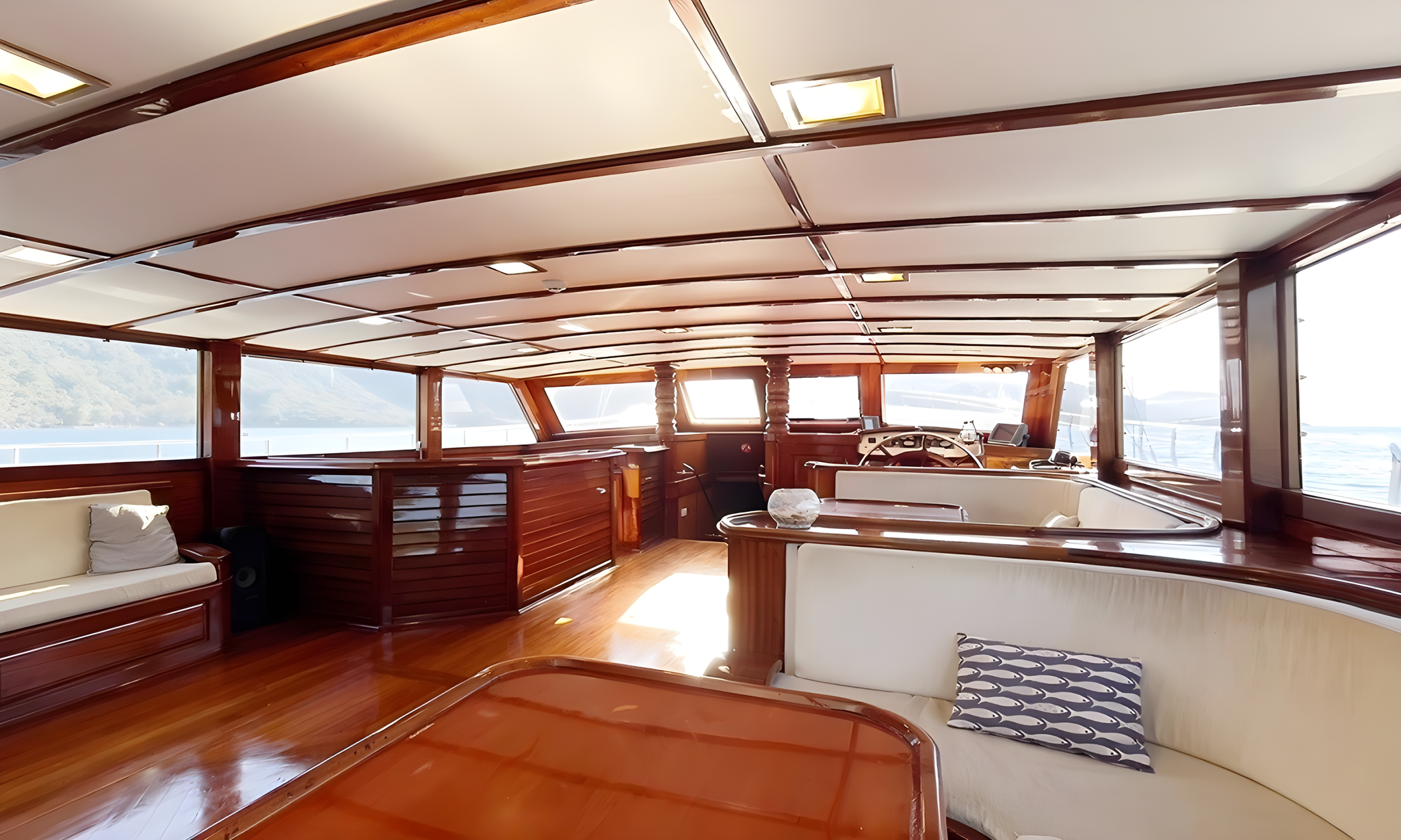 Sarayli 1 gulet interior cabin in Türkiye