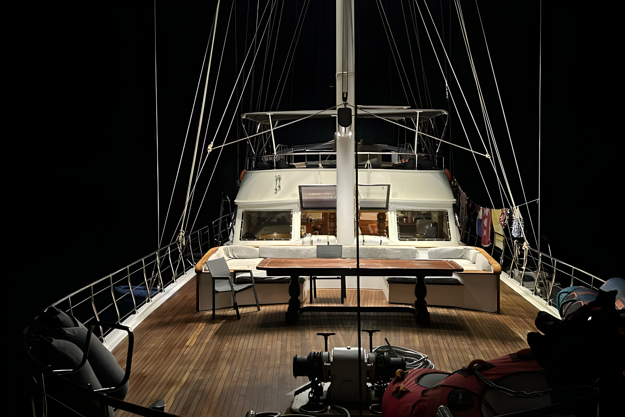 Sarayli 1 gulet exterior deck in Türkiye