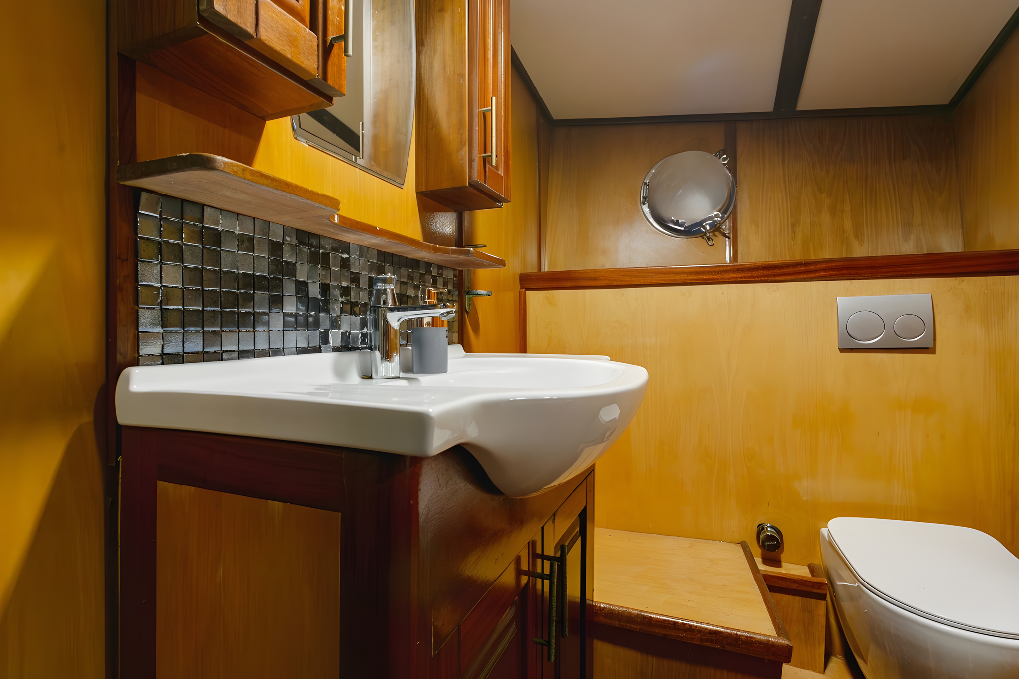 Sarayli 1 gulet accommodation interior cabin in Türkiye