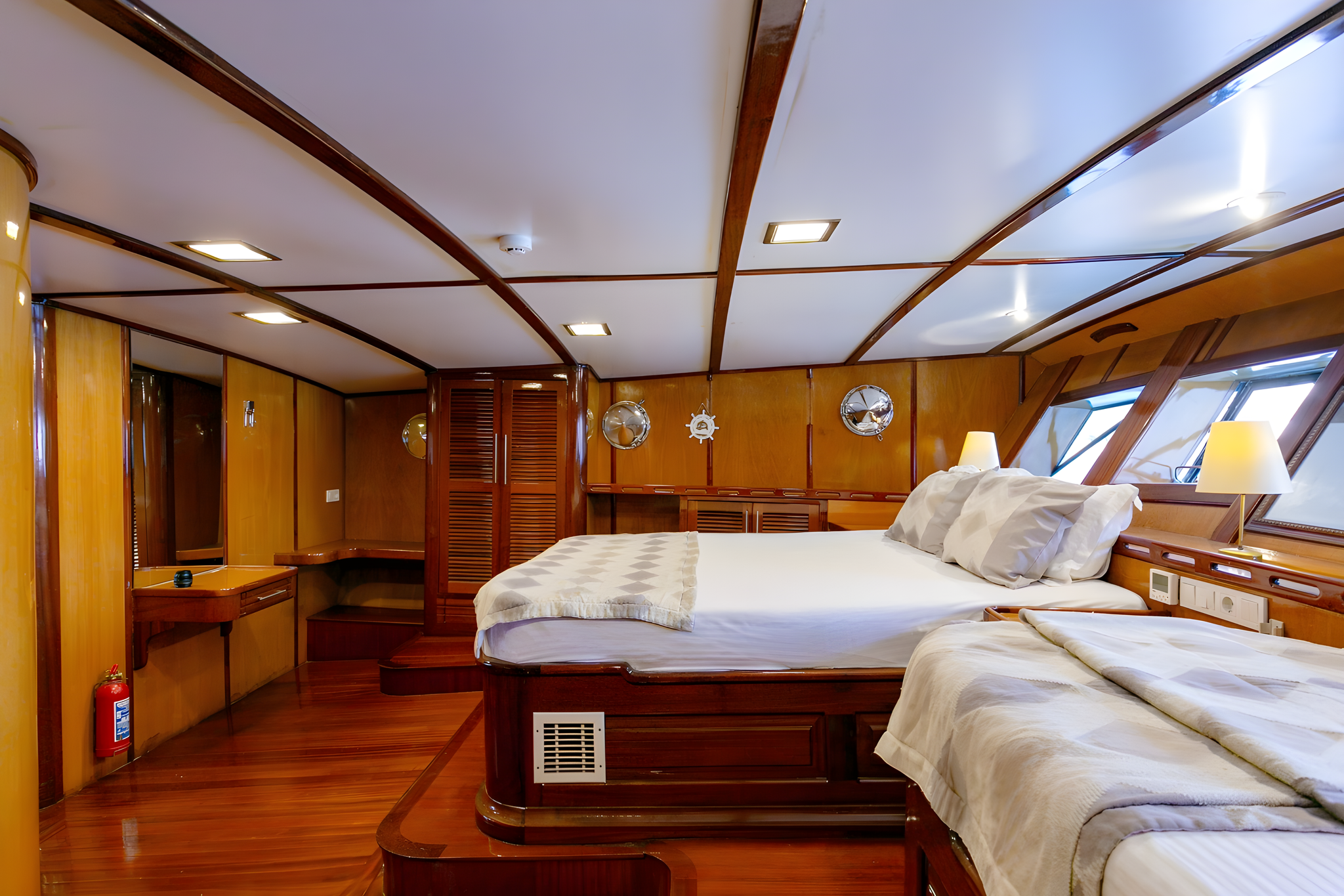 Sarayli 1 gulet accommodation interior cabin in Türkiye