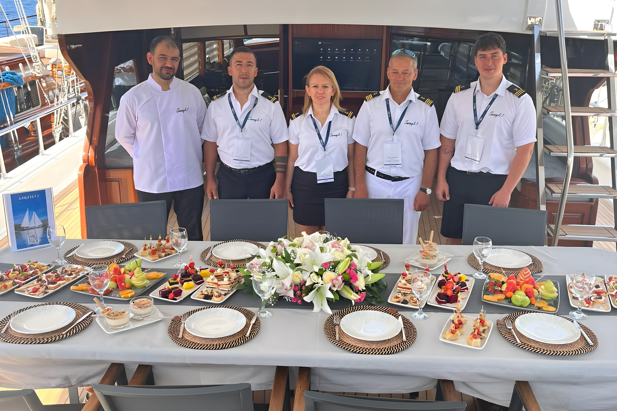 Sarayli 1 gulet amenities lifestyle dining in Türkiye