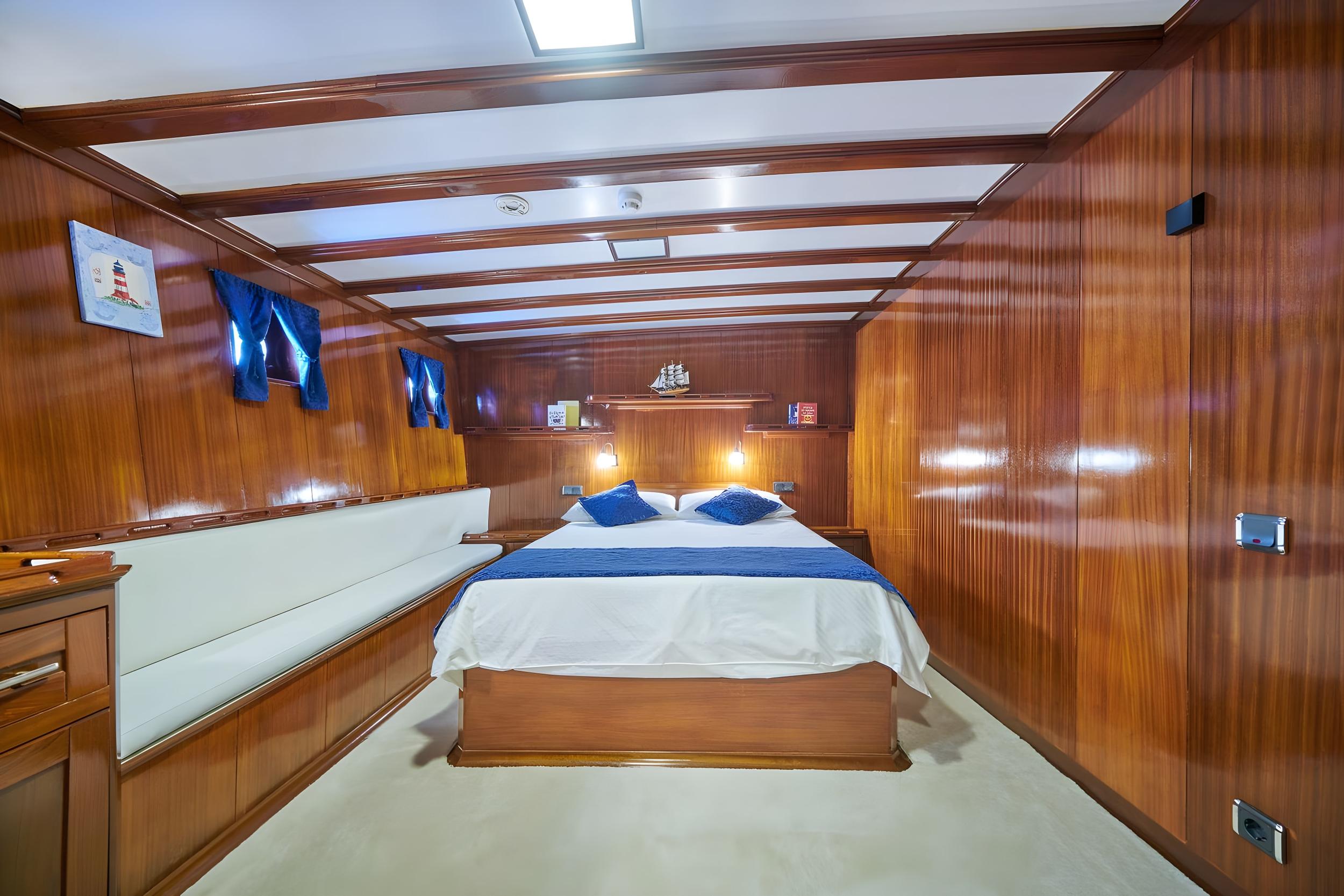 Stella Maris gulet accommodation interior cabin in Croatia