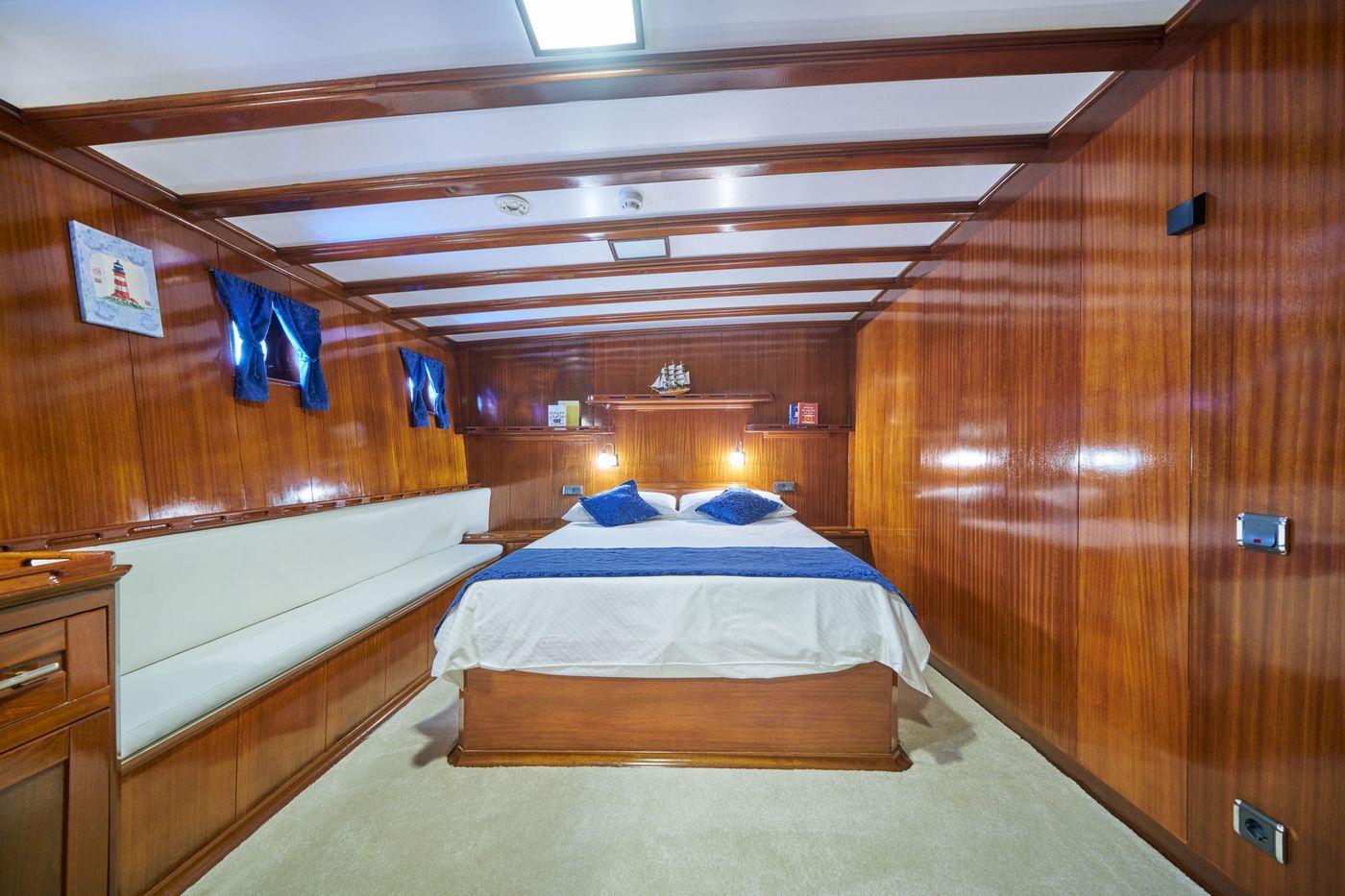 Stella Maris gulet accommodation interior cabin in Croatia