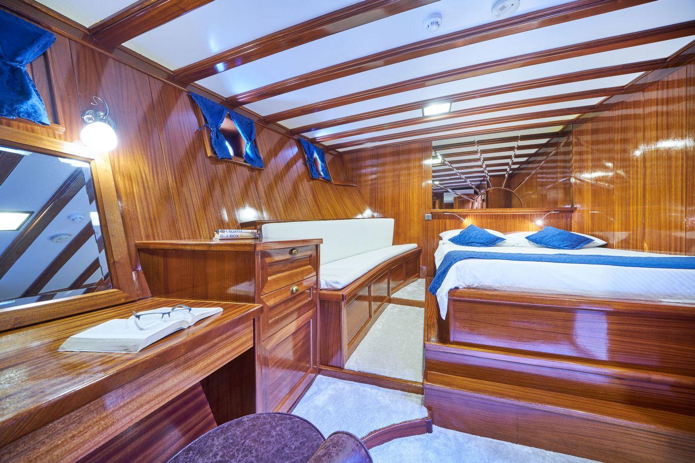 Stella Maris gulet accommodation interior cabin in Croatia