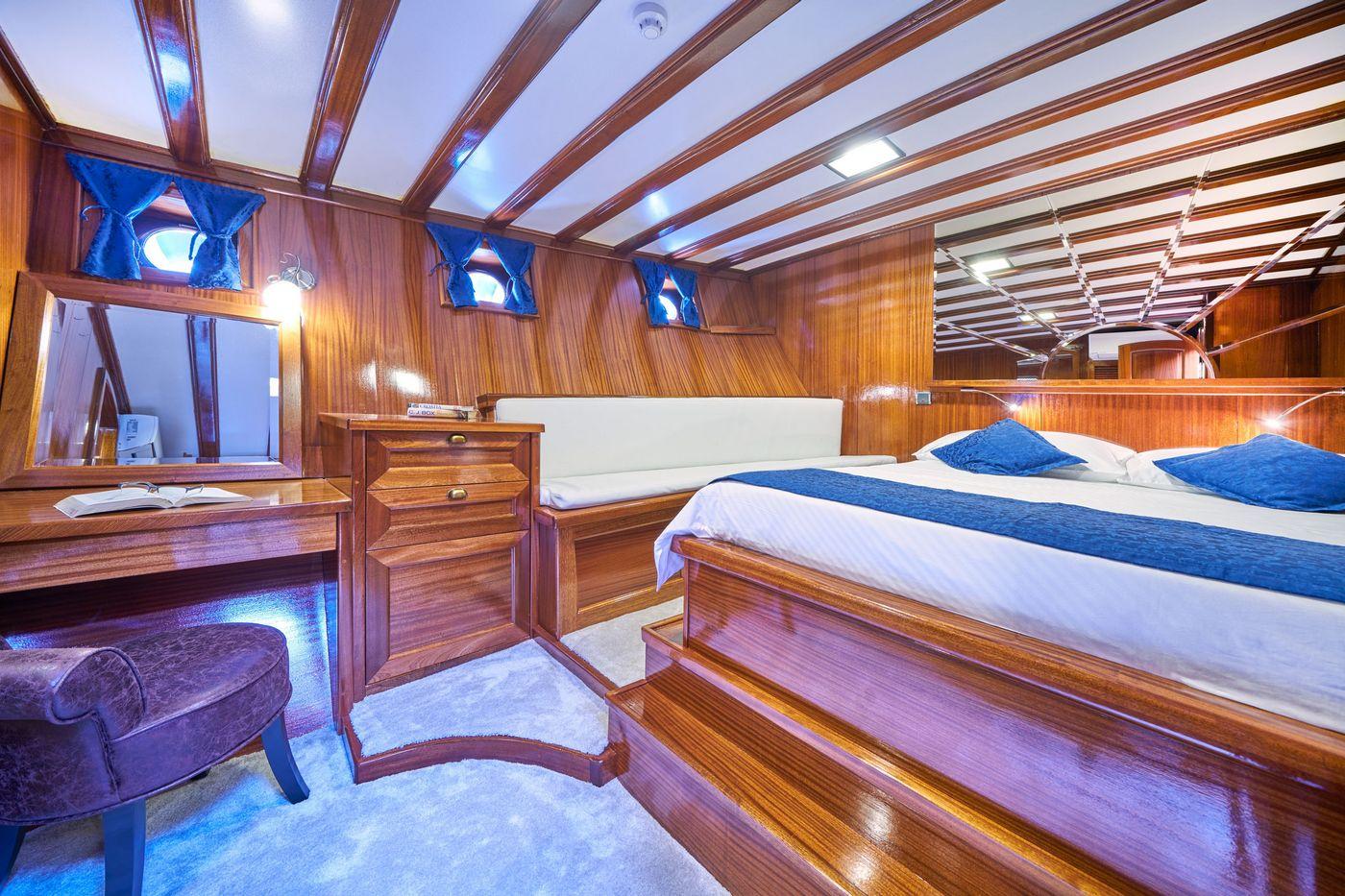 Stella Maris gulet accommodation interior cabin in Croatia