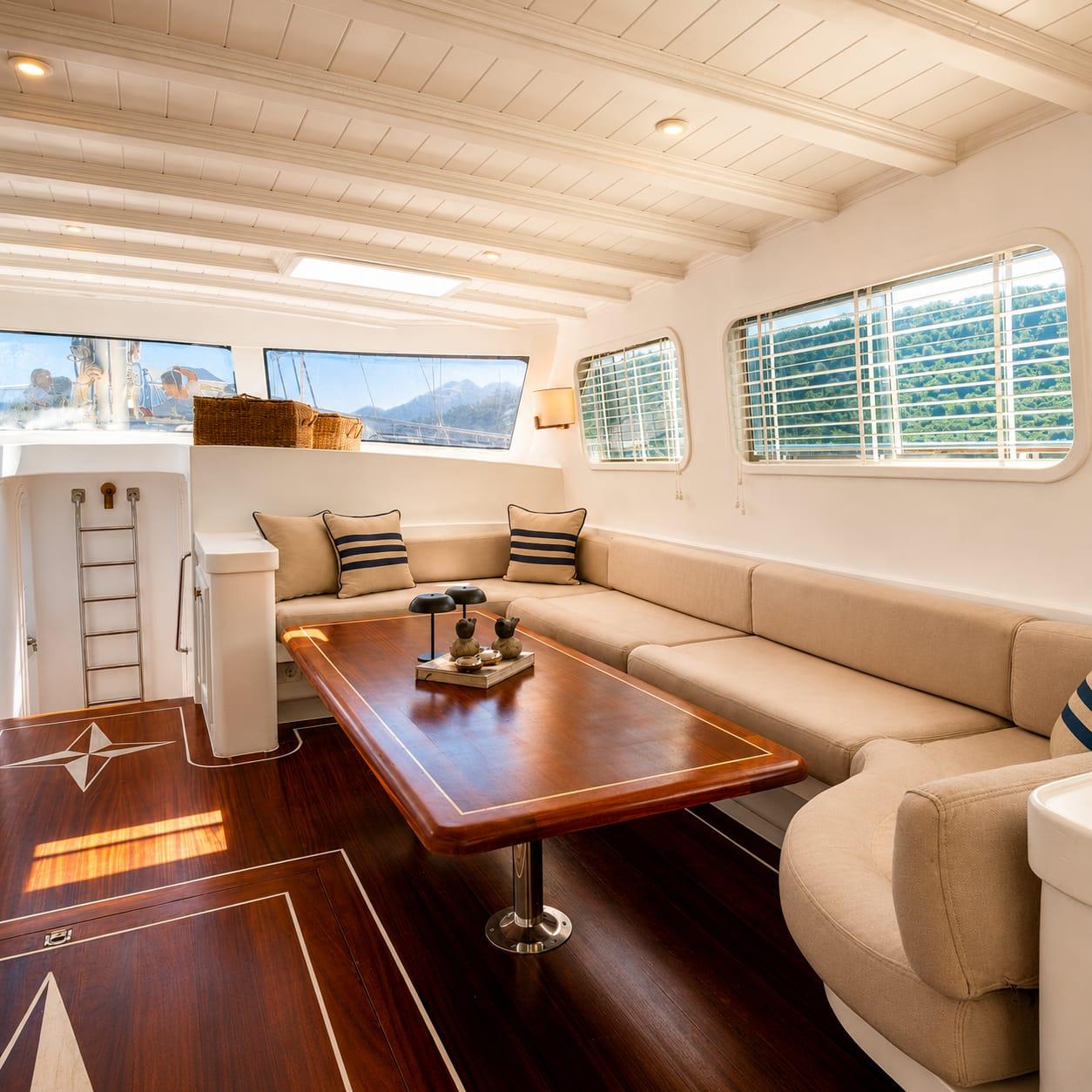 Yuce Bey gulet exterior deck in Türkiye