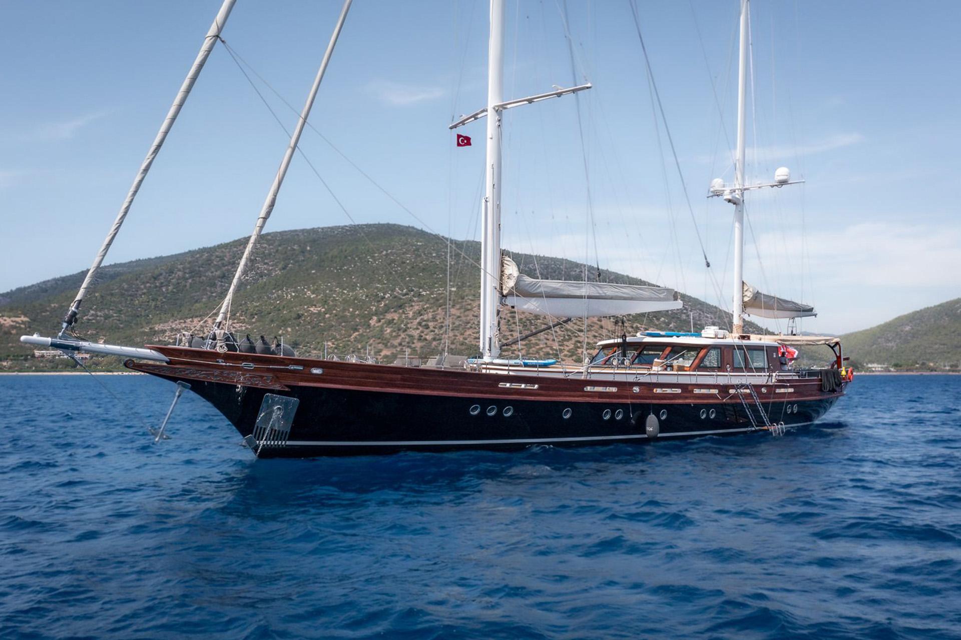 Vay gulet amenities exterior deck in Türkiye