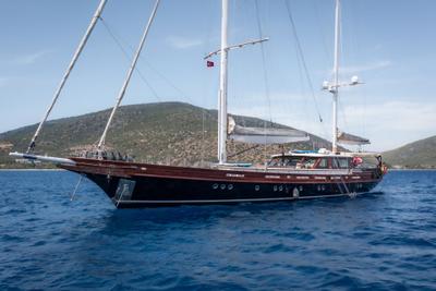 Vay gulet amenities exterior deck in Türkiye