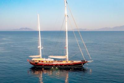 Vay gulet exterior deck in Türkiye