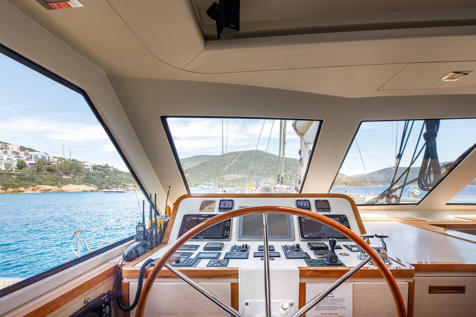 Vay gulet interior cabin in Türkiye