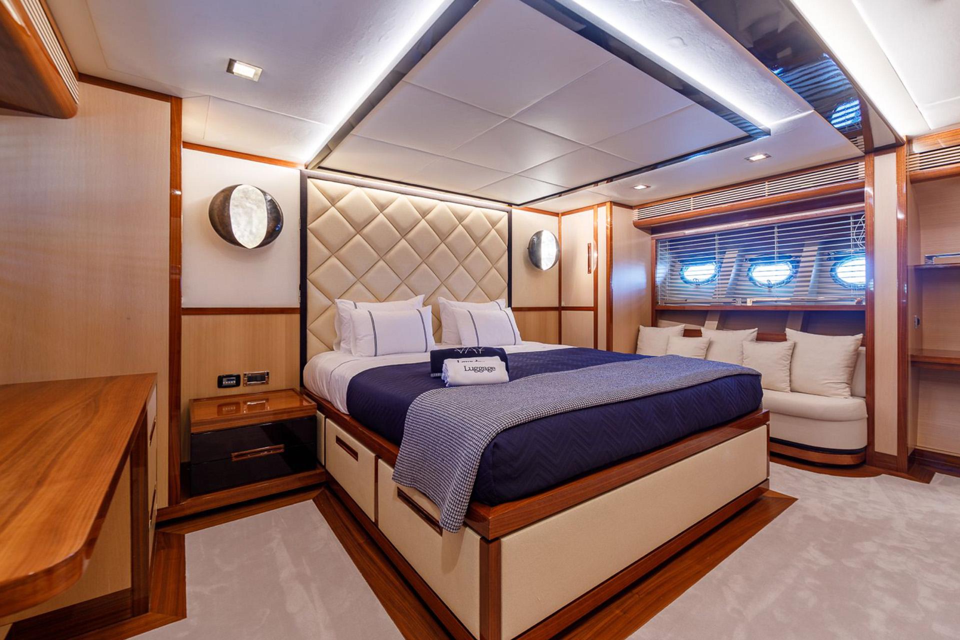 Vay gulet accommodation interior cabin in Türkiye