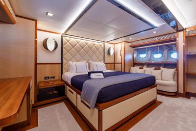 Vay gulet accommodation interior cabin in Türkiye