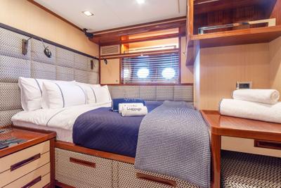 Vay gulet accommodation interior cabin in Türkiye