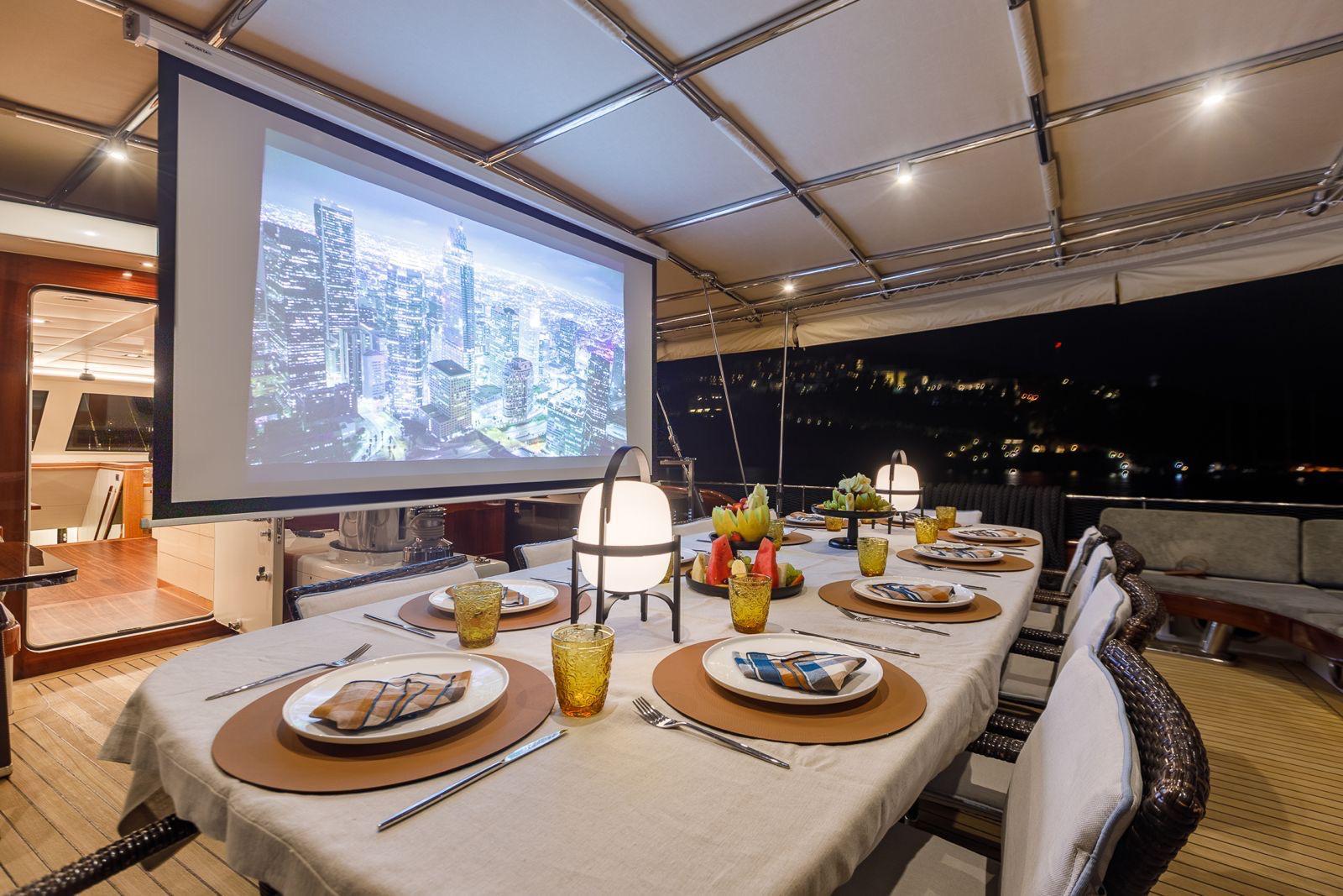 Vay gulet amenities lifestyle dining in Türkiye