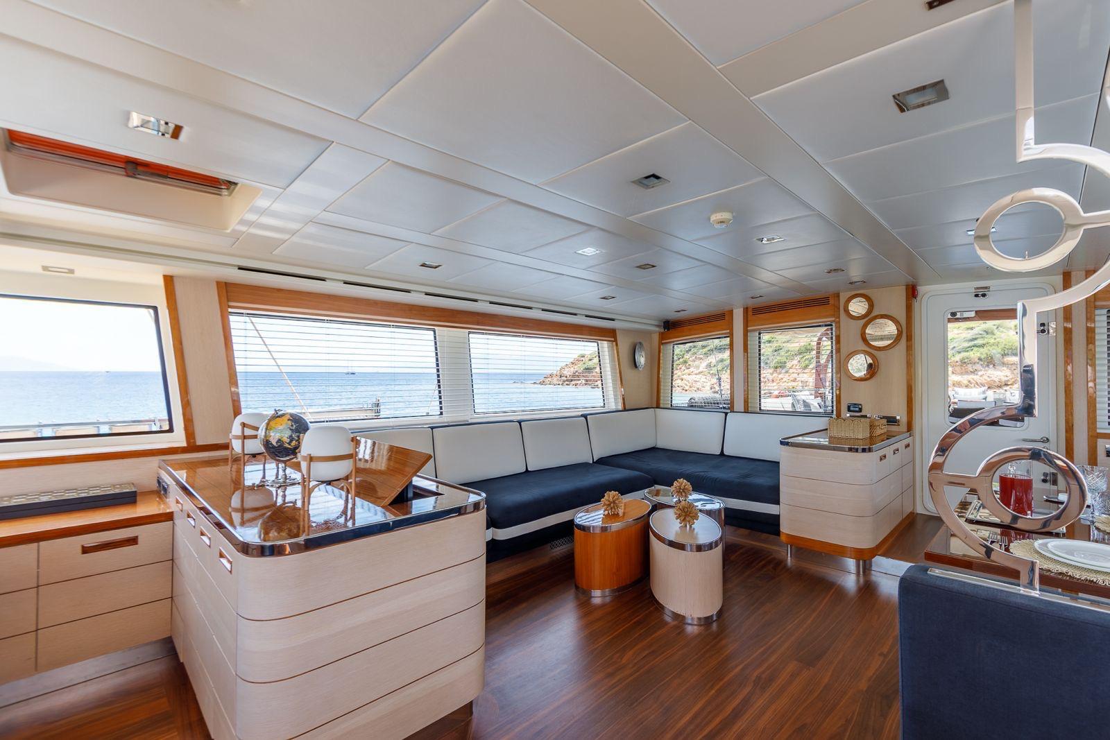 Vay gulet amenities interior cabin in Türkiye