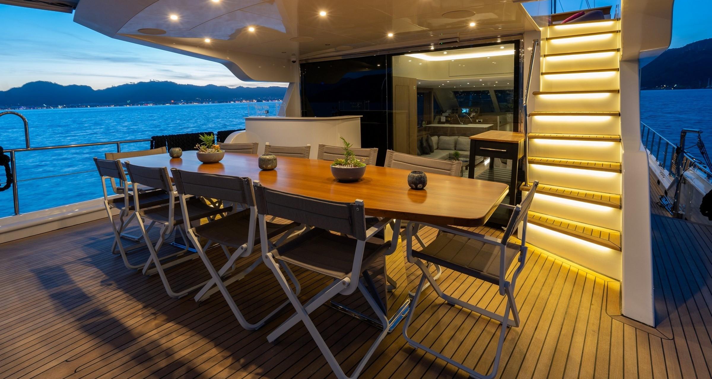 Good Life gulet amenities exterior deck in Greece