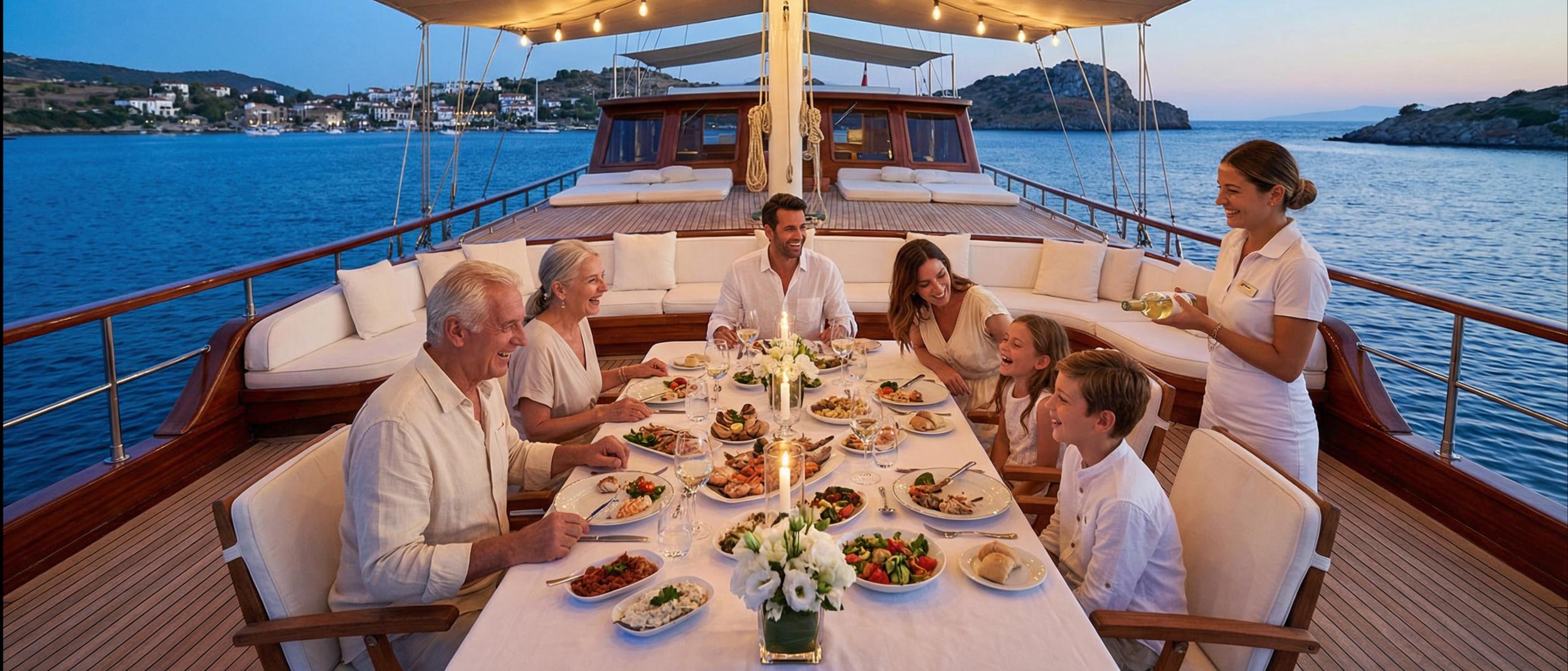 Luxury gulet experience in the Mediterranean