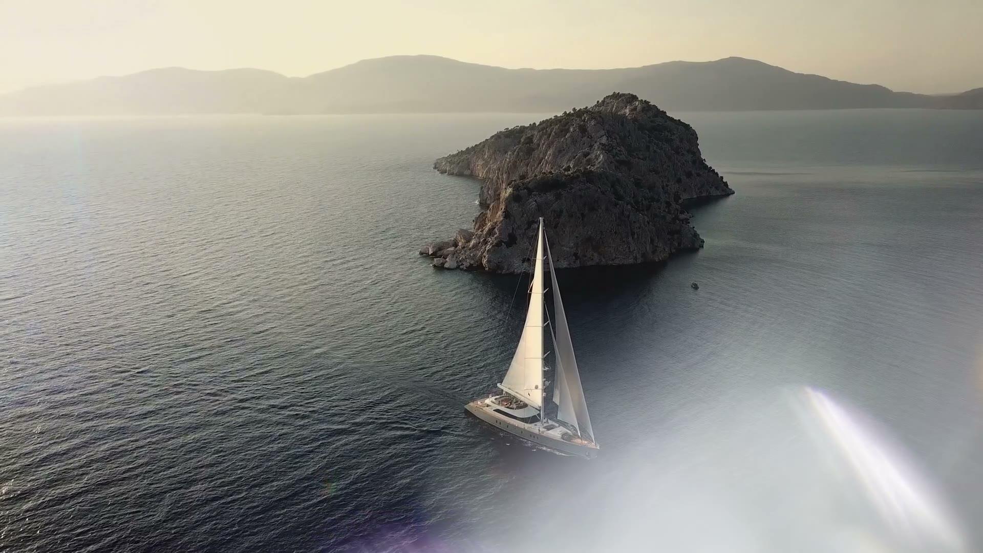 Luxury gulet sailing the Mediterranean
